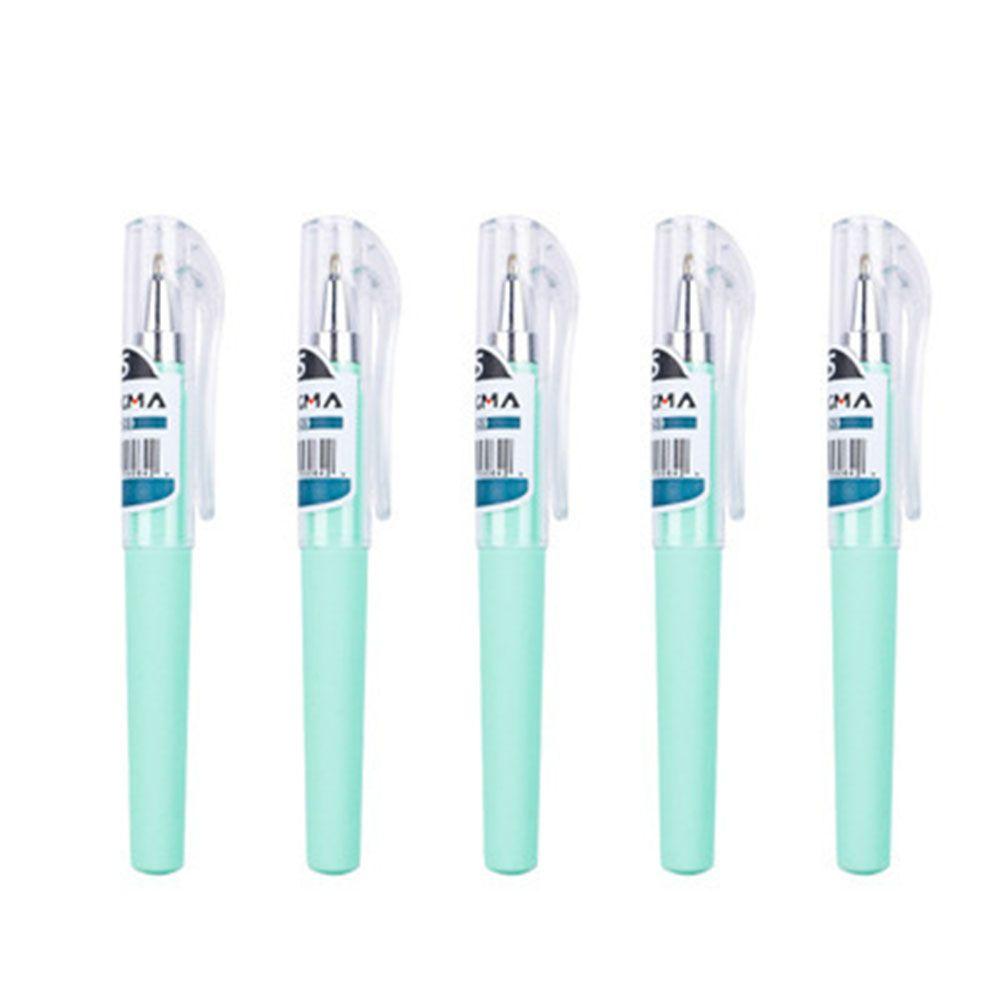 5PCS Large Capacity 0.5mm Portable Ultra Mini Pocket Pen Gel Pen
