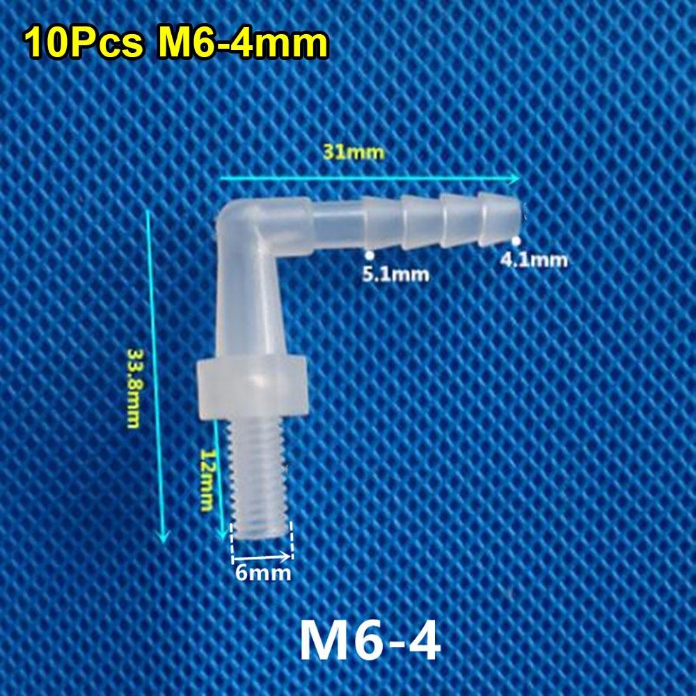 10Pcs PP PE Pagoda Elbow Connector Plastic Hose Fittings for Aquarium Fish Tank Fittings