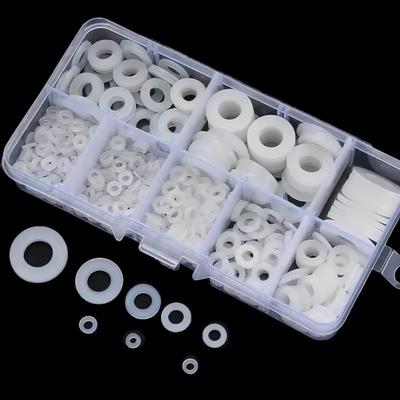 250/500PCS Plastic Washer Assortment Sealing Ring Hardware Accessories