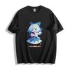 Футболка Touhou Project Sakuya Izayoi - Геометричный Чиби Батлер Дизайн Унисекс Футболка