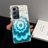 Чехол для TECNO SPARK 40 Pro+ 3D Радужный Градиентный Цветочный Прозрачный Корпус Смена Цвета Призматический Анти-Желтый Большая Выступающая Рамка Камеры Ударопрочный Чехол