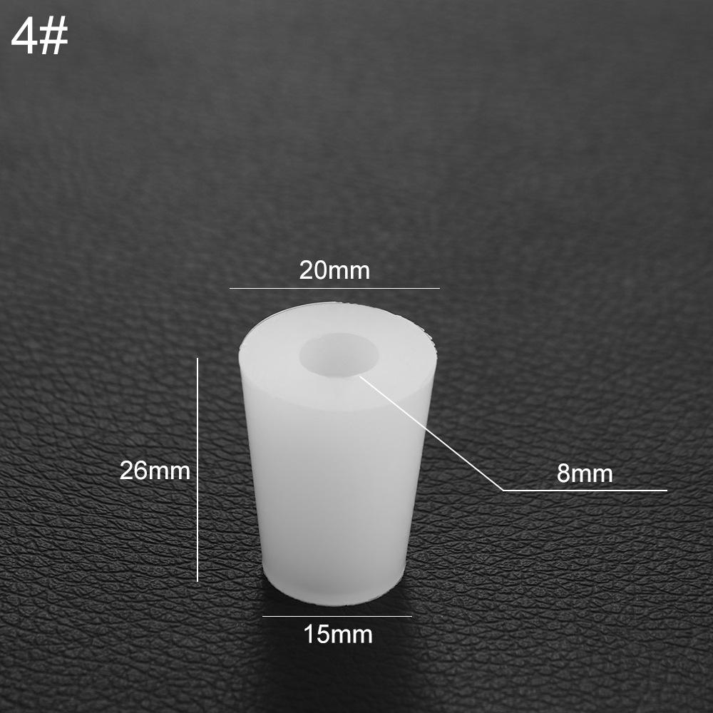 Hollow Water Pipe Wide Mouth Bottle Silicone Fermenter Cover Silicone Plug Test Tube Bottle Stopper