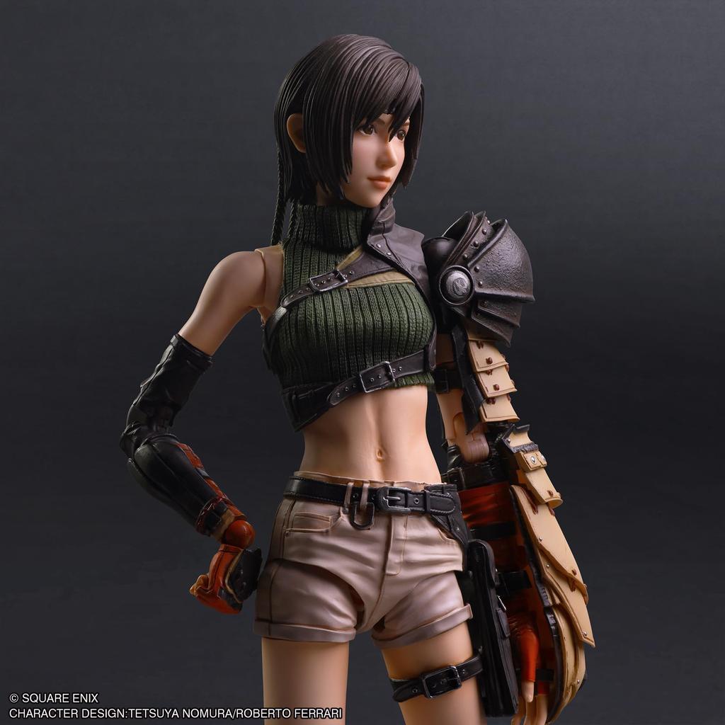 Фигурка Final Fantasy VII Rebirth Play Arts Кай Юффи Кисараги из ПВХ, раскрашенная, подвижная, версия 2.