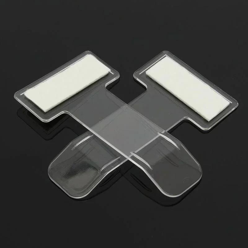 Car Parking Ticket Clip Fastener Permit Card Bill Holder Cars Window Windscreen Glass Clips Stickers Automotive Accessories