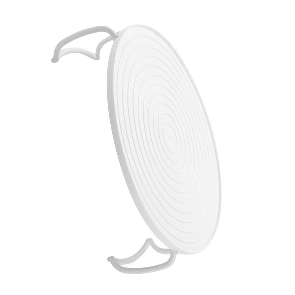 Microwave Heating Layered Steaming Tray Holder Multifunctional Round Steaming Rack Tray for Kitchen
