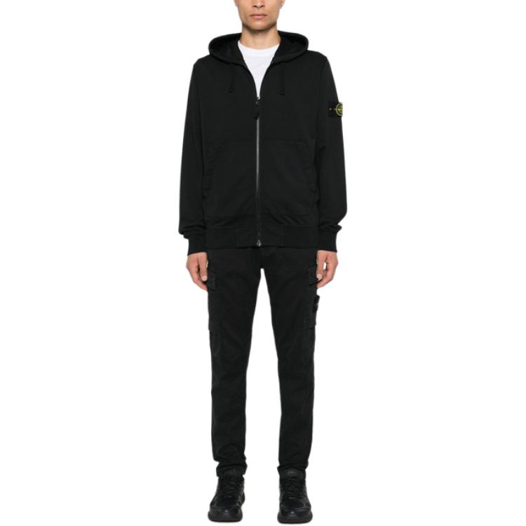 STONE ISLAND Compass Patch Zip Up Hoodie K1S156100042S0051-V0029