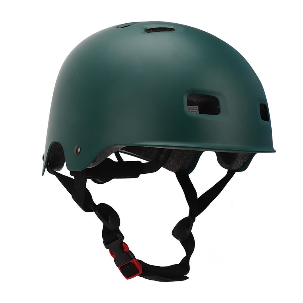 Cycling Helmet Safety Helmet Ventilation Adjustable Adults Helmets for Skating Riding Teenagers Green M