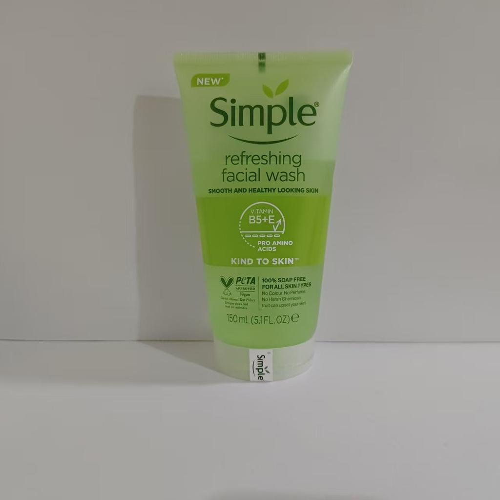 Kind to Skin Refreshing Facial Wash Gel Soap-Free Gentle Cleanser for Sensitive Skin Daily Cleansing
