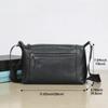 Genuine Leather Men's Crossbody Bag Shoulder Bag Casual Commuter Bag Head Layer Cowhide Shoulder Crossbody Bag
