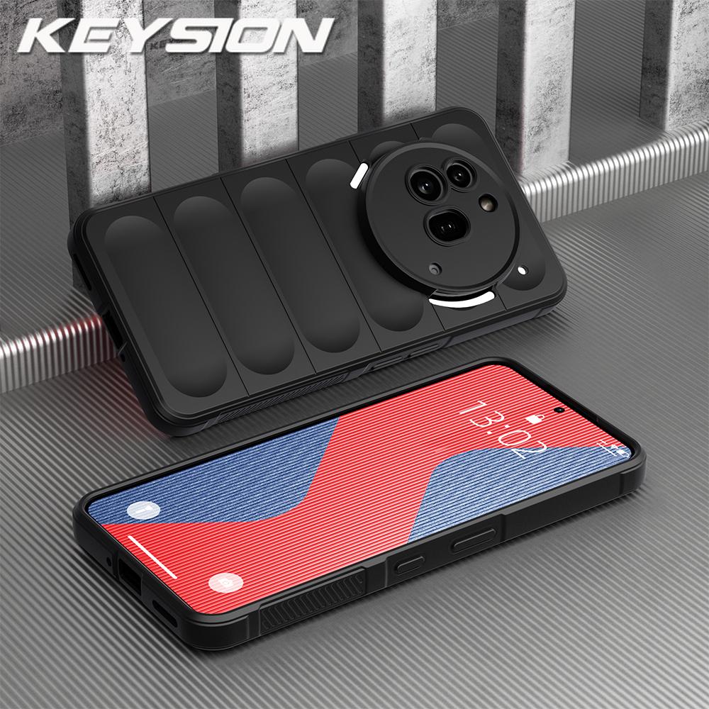 KEYSION Противоударный матовый чехол для Nothing Phone 3A 3A Pro Противоскользящий мягкий силиконовый чехол для задней панели телефона Nothing Phone 3A Pro 3A