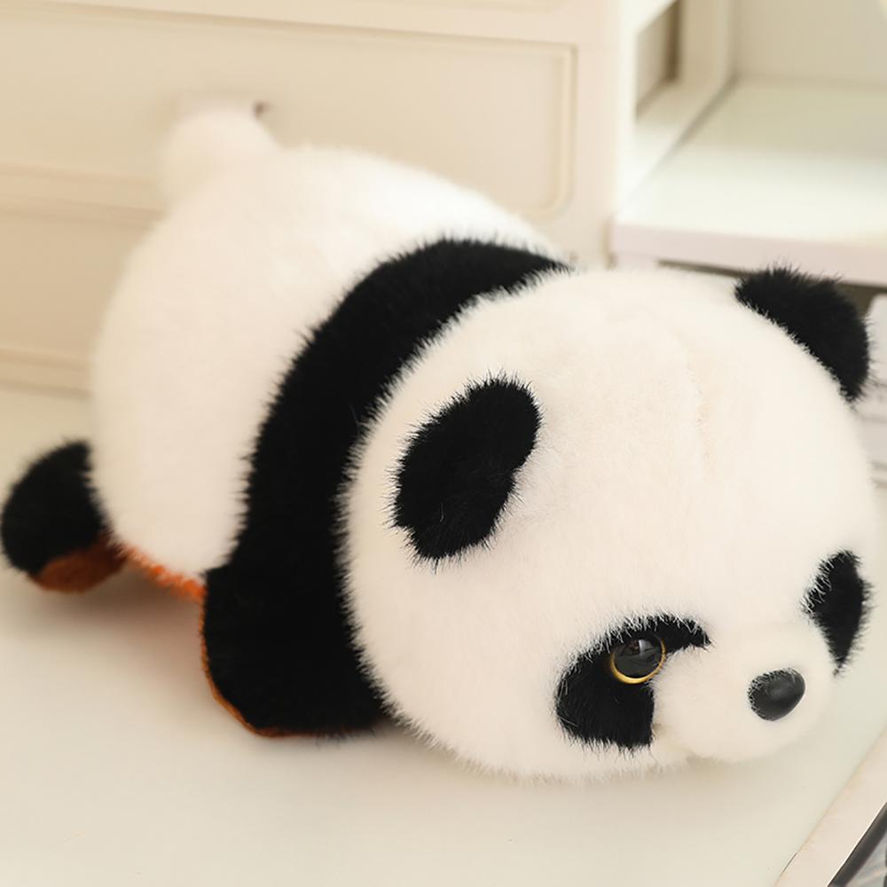 Reversible Red Panda Plush Toy 2 In 1 Transforming Soft Pillow Cute Raccoon Stuffed Animal Gift For Kids