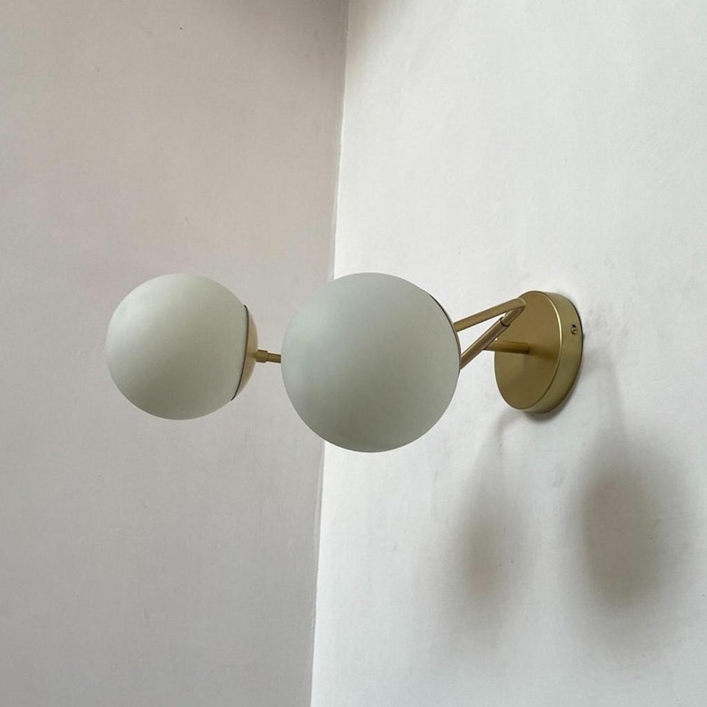 Декоративный настенный светильник бра 2 Globe Modern Wall Sconce Shade lamp Mid Century Wall Light Fixture Light for Home Décor