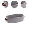 Basket Cotton with Handle, Storage And Bathroom Organizer Container