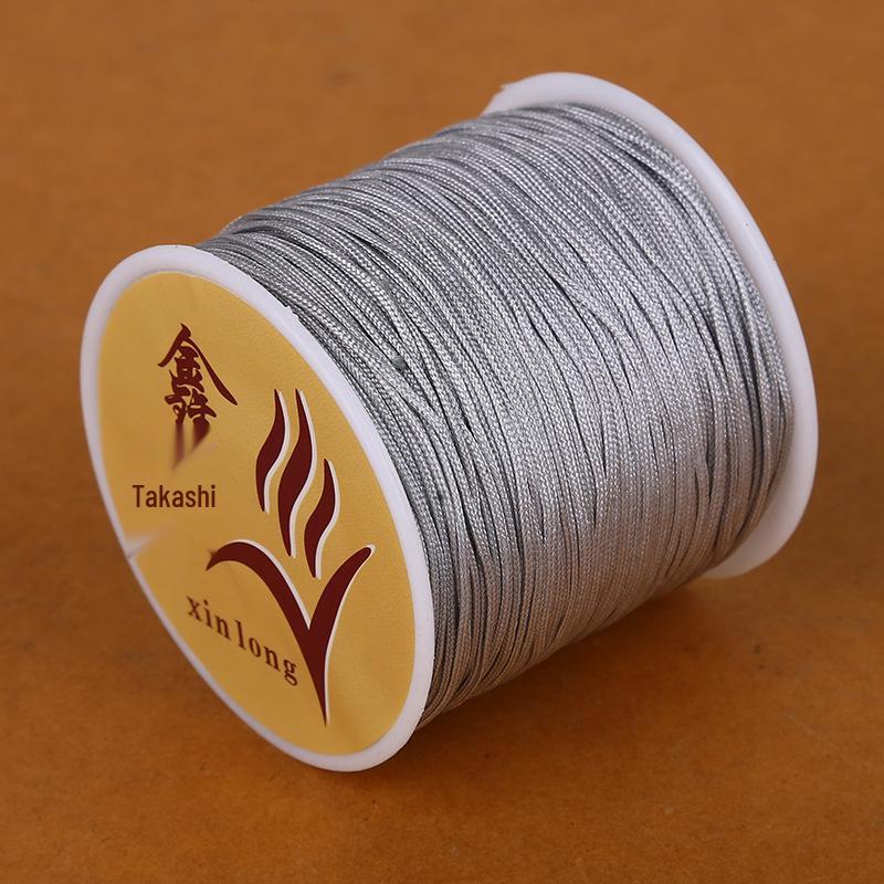 Нет. 72 Нить из нефрита Плетеный шнур Набор материалов для браслета и ожерелья DIY