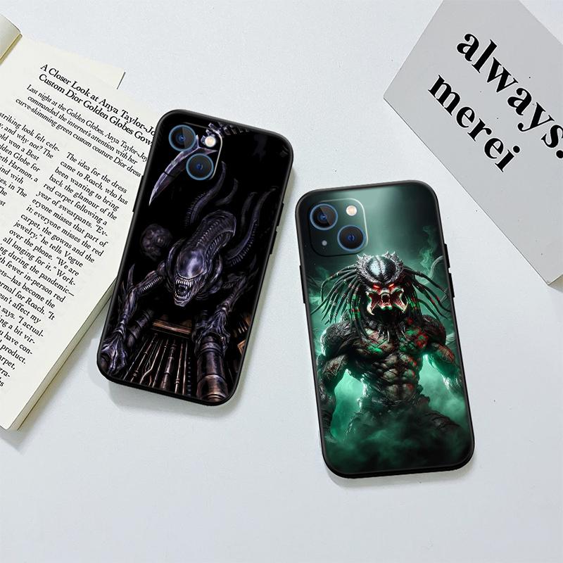 QE2 Aliens vs Predator Xenomorph Case for Motorola Edge 60 60s 70 G86 G56 G54 E14 G04S G45 G54 G64 S30 S50 X30 X40 X50 Pro Power