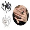 2 PCS Adjustable Rings Open Rings Spiders Shape Opening Adjustable Rings Finger Open Rings Gift for Wife Women Girlfriend