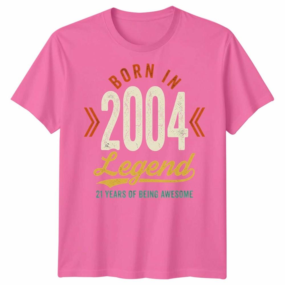 21st Birthday Unisex T Shirt 21 Years Of Being Awesome Legend Born In 2005 Funny