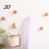 Rental Friendly Hangers Wooden Wall Hook, Cartoon Decorative Space Saving Hanger, Entryway Coat Racks Two Installation Ways Organizer for Bedroom And