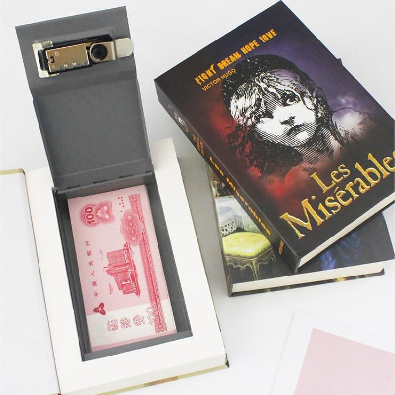 Book Safe Password Hide Money with Lock Hide Mobile Phone Hide Money Diversion Fake Book Stash It Mini Safe