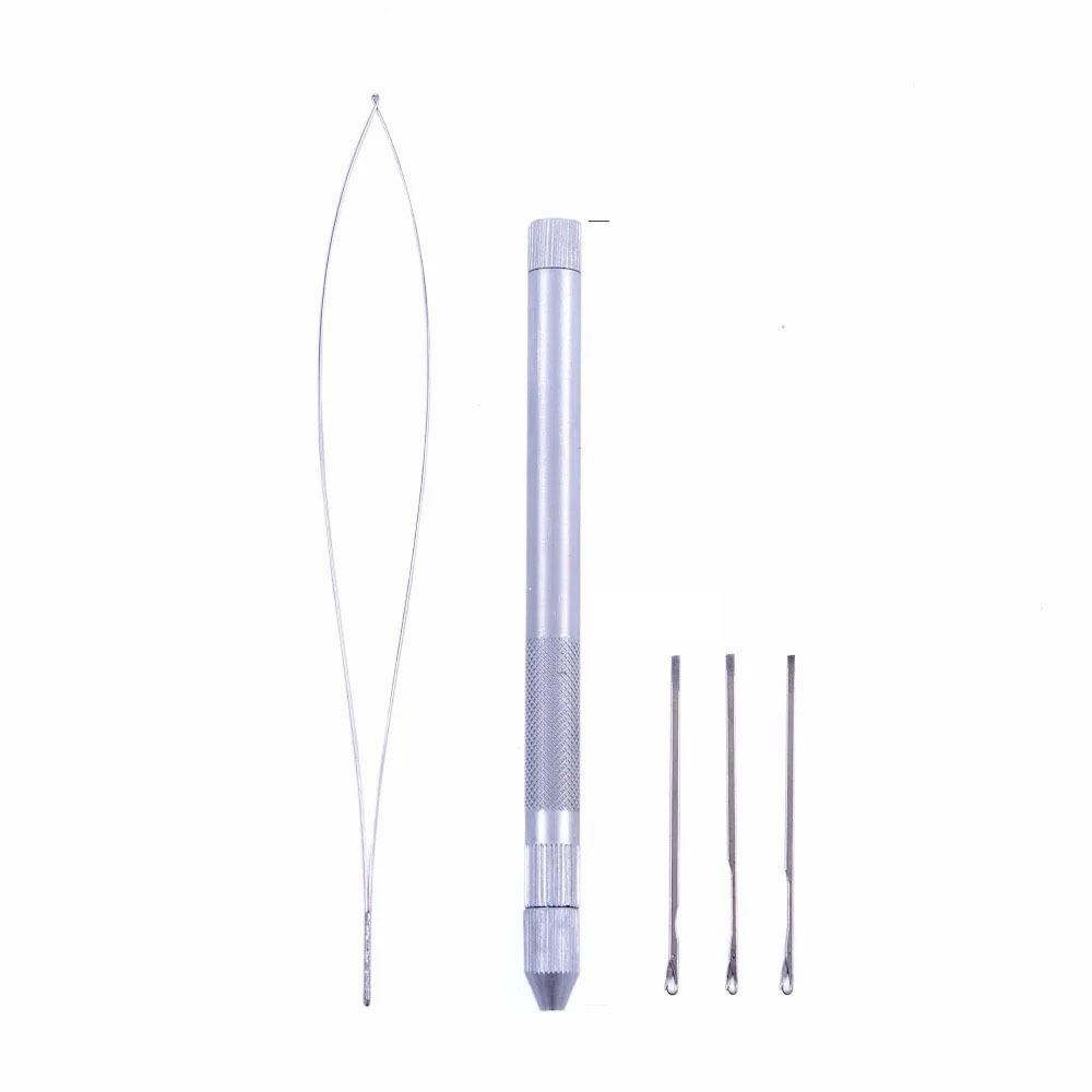 Metal Hair Extension Tools 3 in 1 Crochet Needle Wire Pulling Hook Tool  Salon Accessories