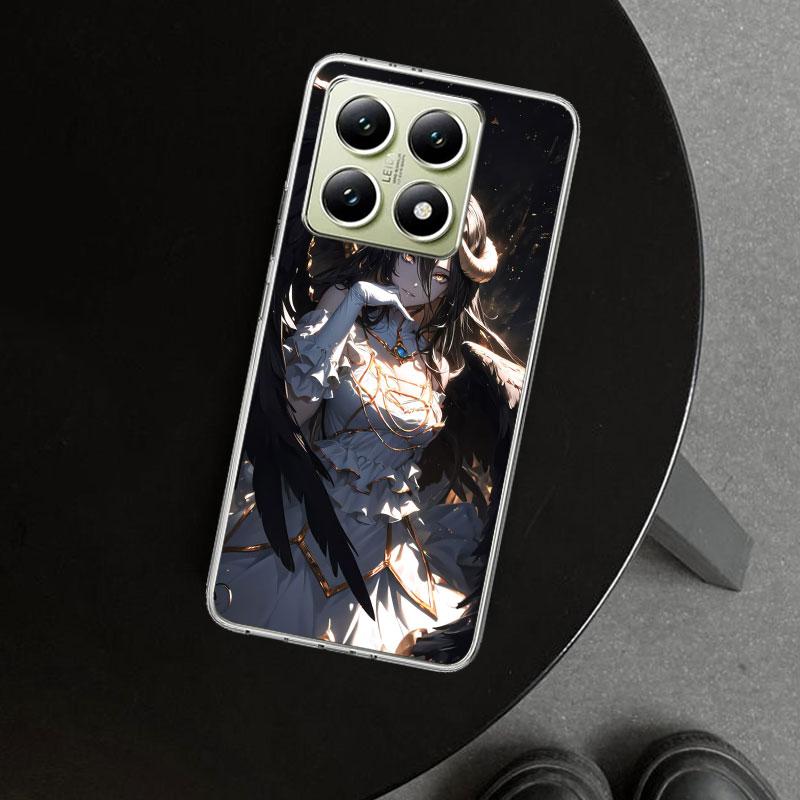 Чехол для телефона Albedo Overlord Аниме для Xiaomi Redmi Note 15 14 13 12 11 Pro Plus 14S 12S 11S 11T 11E 10S 10 Индивидуальный Funda