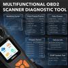 Диагностический инструмент для автомобиля OBD2 - Считыватель кодов двигателя, Сброс и Тестер аккумулятора (Сканер OBDII/EOBD CAN)