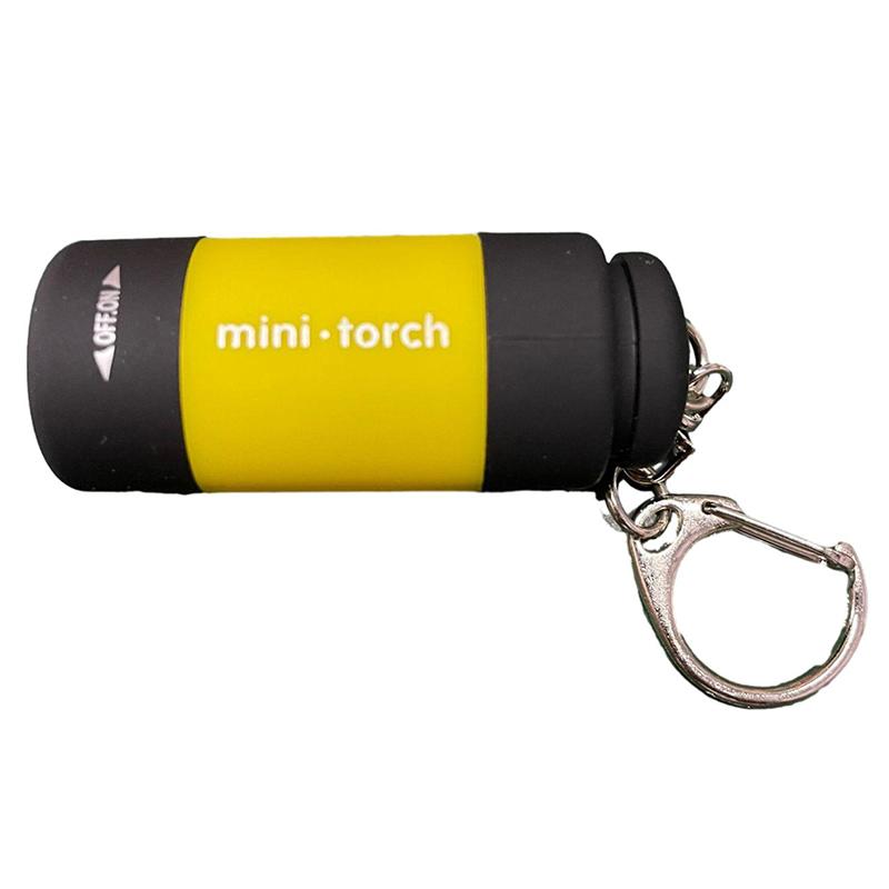 Супер Яркий Мини Фонарик USB Перезаряжаемый Карманный Брелок Маленький Фонарик