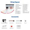 LEHX 6.36 Inch 1DIN Universal MP5 Car Radio Support Wireless Carplay Android AUTO AUX IPS Touch Screen Multimedia Video Player