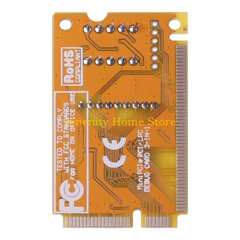 F26C Почтовая карточка Диагностика 3 в 1 Mini PCI/PCI-E LPC PC Тестер Почтовая карточка