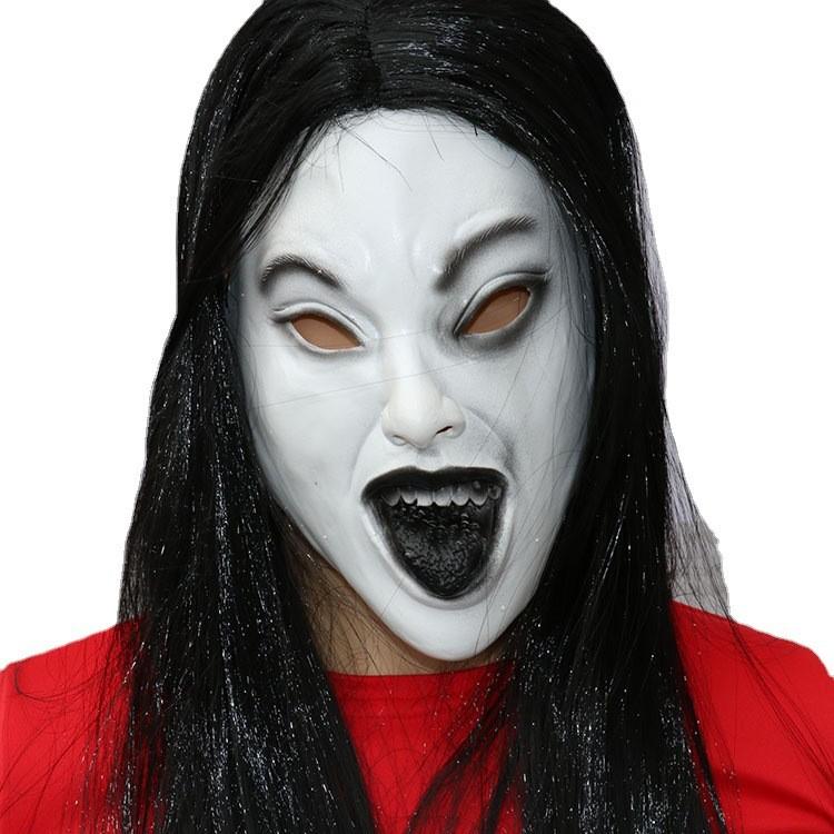 Ghost Face Mask Latex Adult Size For Escape Room And Halloween Games