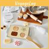 Baking Wooden And Milk Tea Kitchen Toy For Kids Imaginative Cooking Gift And
