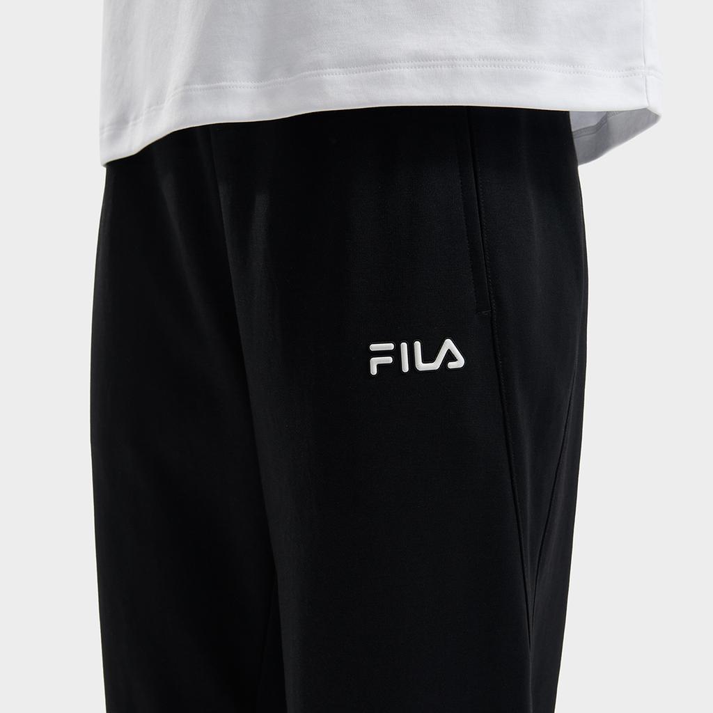 Fila Heritage Fashion Versatile Knitted Casual Pants Women Bottoms Black F11W428603FBK