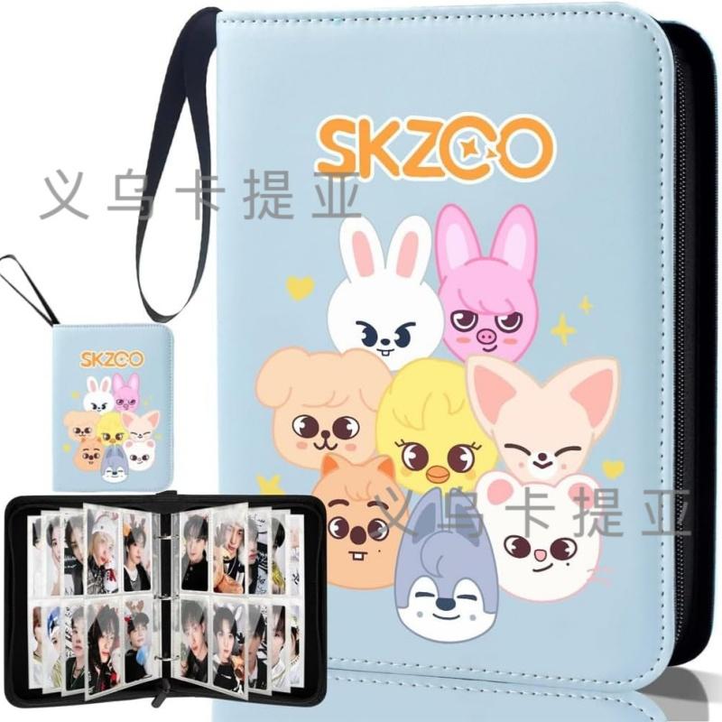 Skzoo Новый Милый Мультяшный И Аниме Straykids Коллекция Карточек Stray Папка на Молнии Альбом для Дела Подарок для Девочек Безопасный для Детей Развлекательный Веселый Игра Безопасный