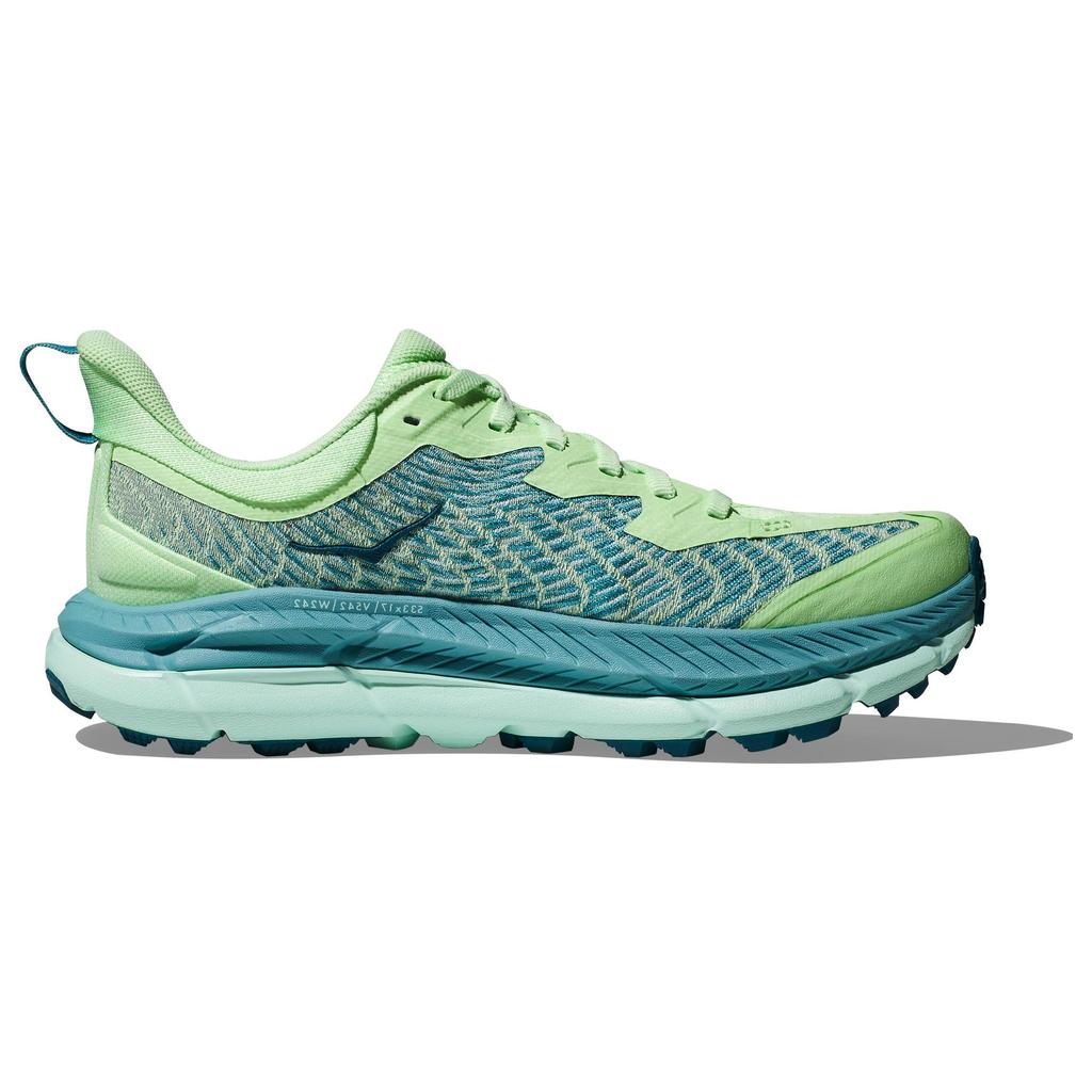 Hoka One One Mafate Speed 4 Lime Glow Ocean Mist (Женский) Женские кроссовки 1131056-LGOM