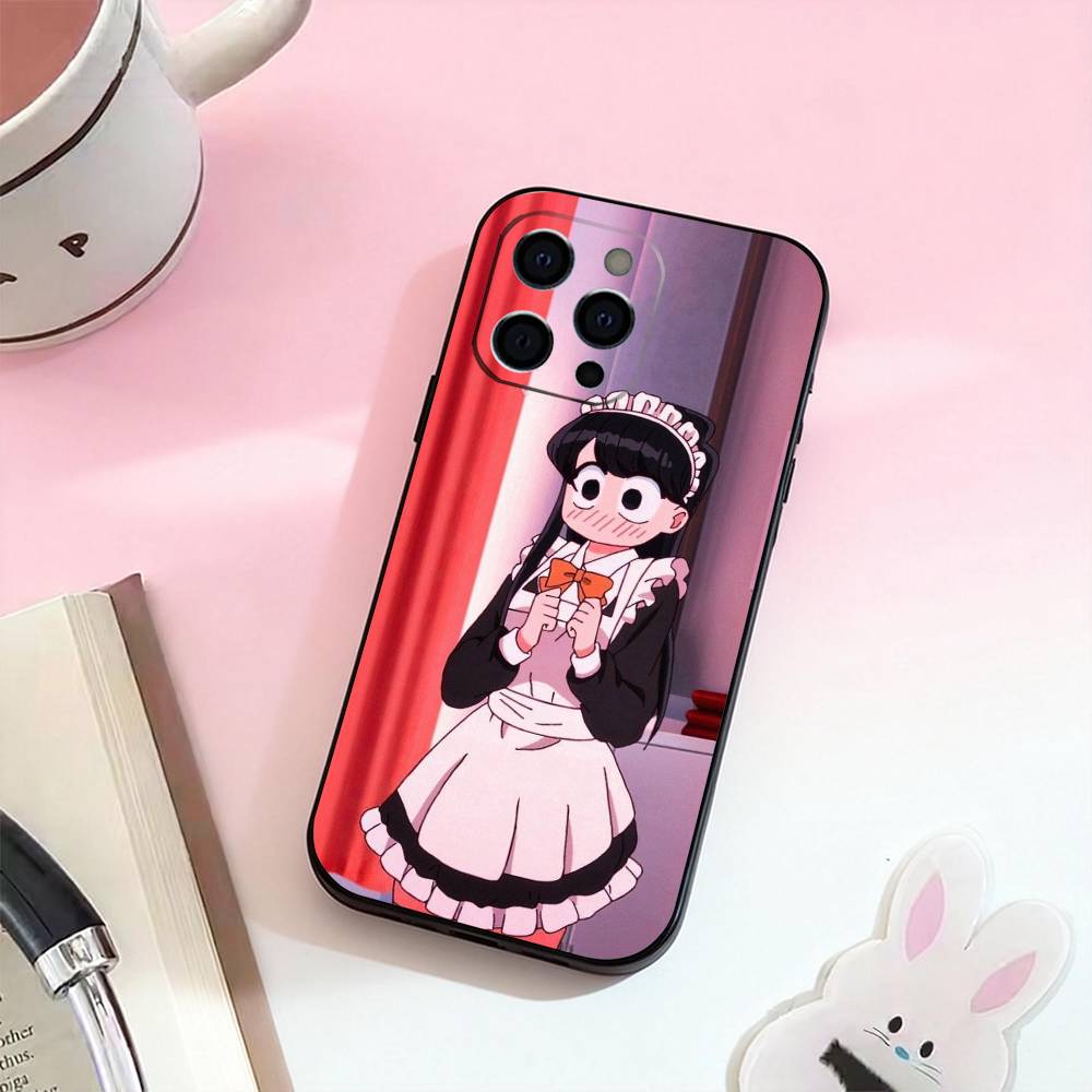 K-Komi Аниме Не может общаться Чехол для телефона Силиконовый Мягкий Для IPhone 17,16,15,14,13,12,11,XS,Plus Pro Max