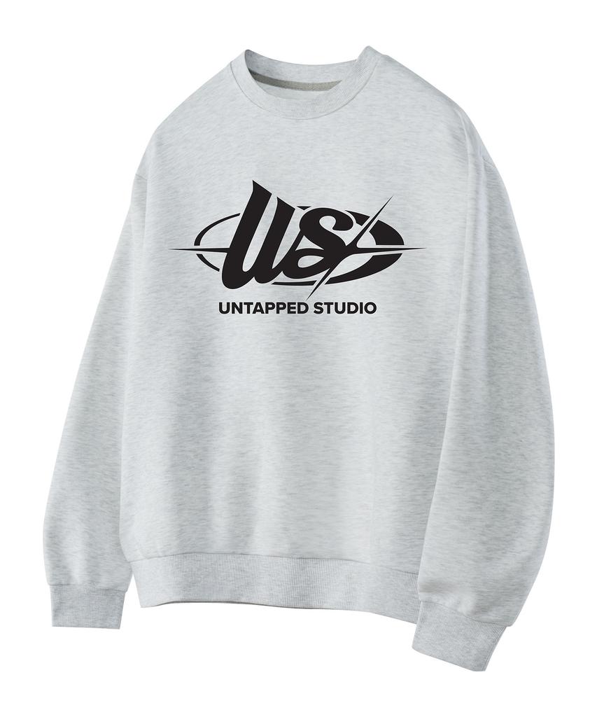 UNTAPPED STUDIO Us Logo Sweatshirt Oversized Fit 6 Colors (Type B)