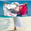 Personalized customized proof beach towel with TOP lands boy group Zhu Zhixin pattern - soft, absorbent,quick-drying,perfect swimming,camping&bathing