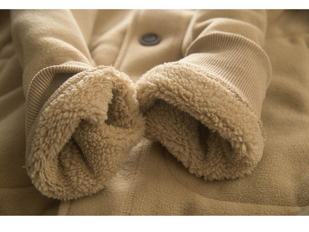 Утолщенная бейсбольная куртка в японском стиле с фланелевой подкладкой для осени/зимы – Простая, теплая, молодежная повседневная верхняя одежда