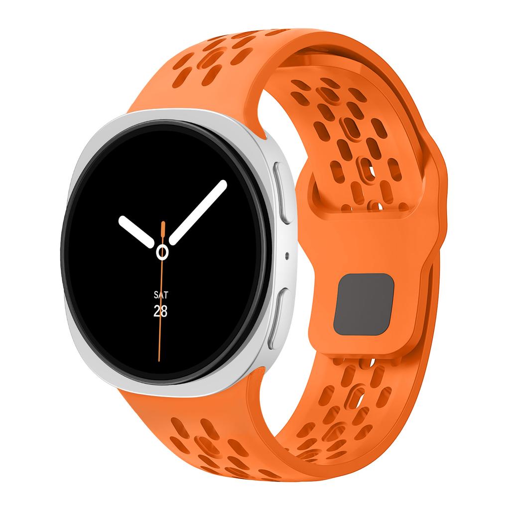 Резиновый ремешок для Samsung Galaxy watch 8/8 classic 46мм/44мм/40мм Дышащий спортивный браслет на запястье Correa Galaxy watch8 Ремешок