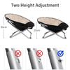 Портативный стул для домашних животных Moon Chair Outdoor Camping Cats Dogs Складная кровать с регулируемой высотой и утолщенным чехлом для стула Keep Warm Chair