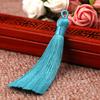 Creative Crafts 1PC/1Pair New Hot DIY 8cm Jewelry Accessories Bookmark High Quality 25 Colors Handmade Bohemia Long Silk Tassel for Earrings