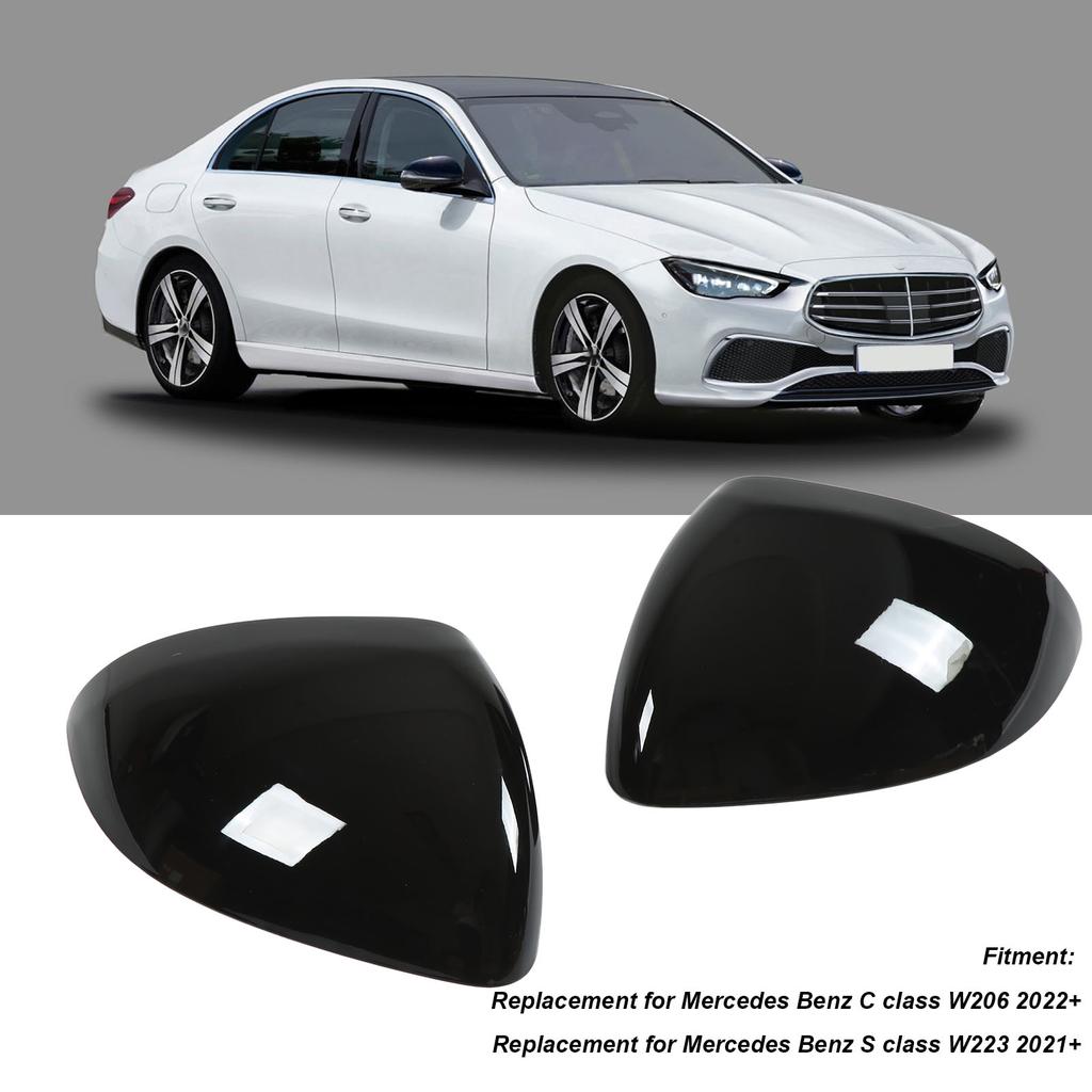 Пара Накладок на Зеркала Заднего Вида Левая Правая Замена для   C-Class W206 2022+(углерод     )