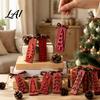 Retro Style Wood Wall Hangings Rustic Wooden Christmas Tree Ornaments Winter Farmhouse Hanging Decoration Decorative Ornaments Holiday Xmas Pendant