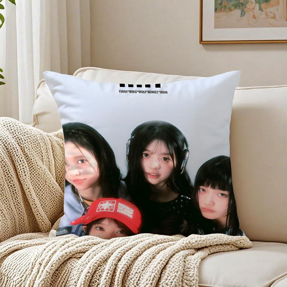 kpop trendy IIILLITS Cushion Cover Pillowcase Antidustmite living Room Sofa Decor Cushion Room