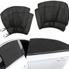 4pcs/set Premium Car Window Screens - Front And Back Window Shades For Ultimate Sun Protection And Camping Comfort