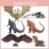 6pcs Quality Godzilla Monster King Dinosaur Figures For Home Decorations