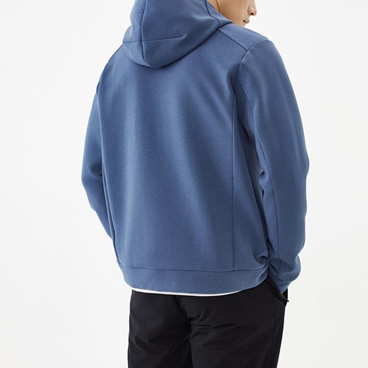 Anta Повседневная спортивная трикотажная куртка с капюшоном мужская куртка синяя 152137732-4