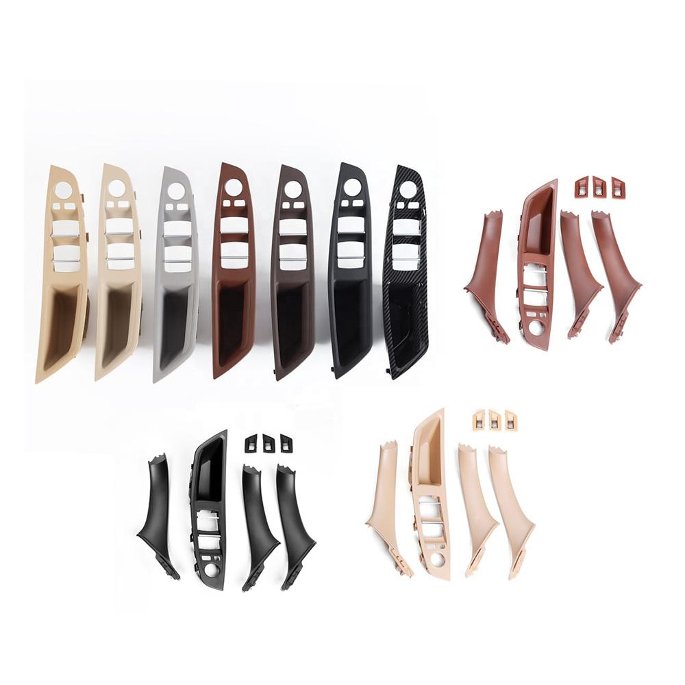 Interior Door Inner Handle for F10 F11 F18 BMW 5 Series Armrest Pull Trim Cover 7 Piece Set 51417225875 51417261933 51417225879