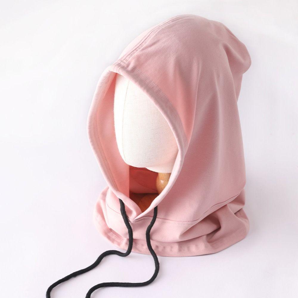 Windproof Cotton Balaclava Soft Headgear Caps Streetwear Light Thin Hood Scarf Unisex