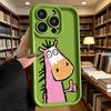 Cute Pink Cartoon Horse Soft TPU Phone Case for iPhone 17 16 15 14 13 12 11 Pro Max Plus Shockproof Anti-Slip Cover